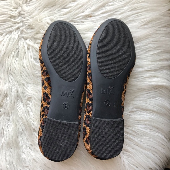 NWT. Mia kids kandi leopard flats. Size 2 - Picture 5 of 5